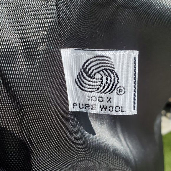 Vintage Jones New York Forest Green Wool Blazer Size 6 - Picture 5 of 10